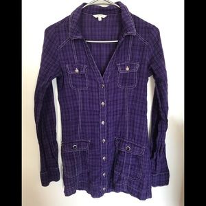 Maurice’s Sm long sleeve purple top